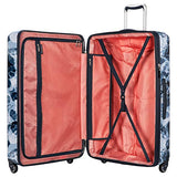 Ricardo Beverly Hills Beaumont 28-inch Check-In Suitcase (Blue Ginko Leaf Print)