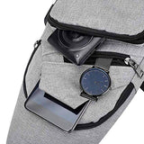 Male Leisure Sling Chest Pack Crossbody Bags for Men Messenger Canvas USB Charging Leather Handbag Shoulder Bags