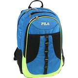 Fila Radius School Computer Tablet Bk Bag Bkpk, Blue/Neon Lime