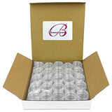 Beauticom 3G/3ML Round Clear Jars with Screw Cap Lids for Pills, Medication, OIntments and Other Beauty and Health Aids - BPA Free (Quantity: 200pcs)