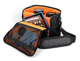 DURAGADGET Deluxe Quality, Shock-Absorbing & Water-Resistant Shoulder/Messenger Bag in Black &