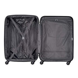 Delsey Luggage Infinitude 29" Checked Expandable Spinner (Red)