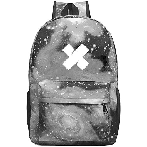 MUhaps Star Sky School Backpack Sam-Xp-lr Col-by Unisex Galaxy Bookbags for Kids Teens Students Daypack Gray