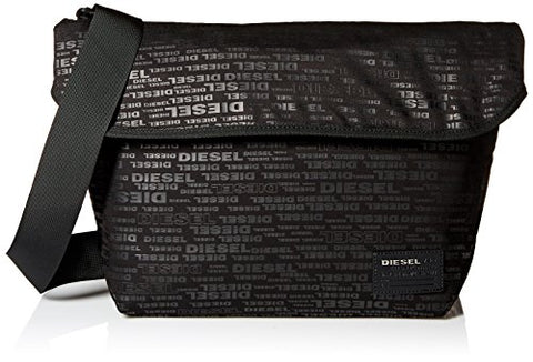 Diesel Men'S Ranks F-Close Messenger, Allover Logo