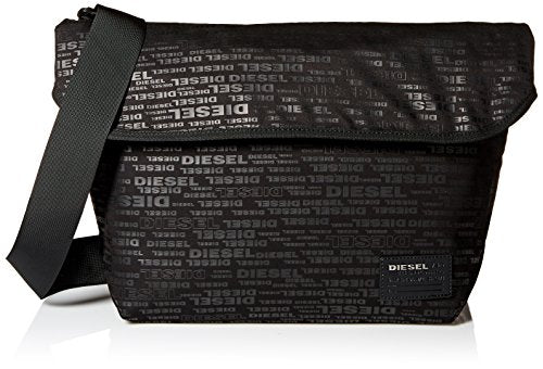 Diesel Men'S Ranks F-Close Messenger, Allover Logo