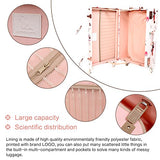 Unitravel Retro Suitcase Vintage Luggage Spinner Wheels PU Women Travel Luggage