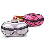 2Pcs Travel Home Organizer Zip Bag Case Bra Underwear Lingerie Case Storage Bag
