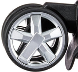 Amazon Basics Replacement Wheels for Amazon Basics Hardshell Luggage - Pack of 4, One Size, Black