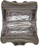 Buffalo David Bitton Men'S Pebble Grain Carry-All Weekender With Pull-Out Double Zip Clear Pouch,
