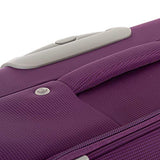 Cloe Checked Large 28 inch Water-Resistant Luggage with 360º-spinner wheels in Purple Color