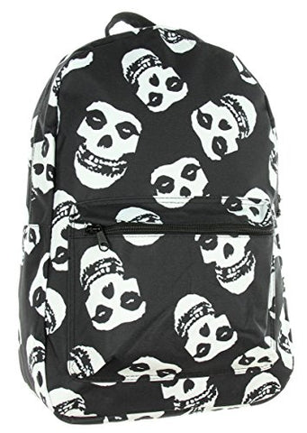 Misfits Backpack Skull Punk Rock Album Logo