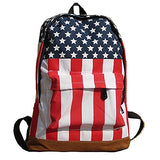 Eaglebeky The American Flag Backpacks Unisex Darkblue Star Rucksack Shoulder Bag (Us Flag)