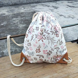 Samgoo Lightweight Canvas Drawstring Backpack Bag Sackpack Gym Sack Sport String Bags Backpacks