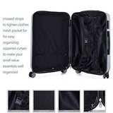 3 Piece Luggage sets Lightweight Durable Spinner Suitcase 20in24in28in
