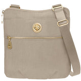 Baggallini Hanover Crossbody Bag Gold Hardware, Beach, One Size