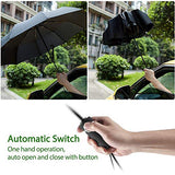 MMTC Windproof Travel Folding Umbrella Golf Umbrella Auto Open Close, Lightweight 10 Ribs Automatic