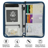 Gonex Passport holder RFID Blocking Travel Wallet with Removable Wristlet Strap for Men& Women,