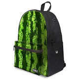 Bigcardesigns Watermelon Design Canvas Personalized Backpack Notebook Bookbag
