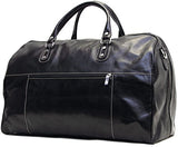 Floto Monteverde Duffle Vecchio Brown Italian Leather Weekender Travel Bag
