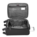 Skyway Encinita's 20" Carry On Luggage, Black