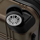 London Fog Kingsbury 25" Expandable Hardside Spinner, Coffee