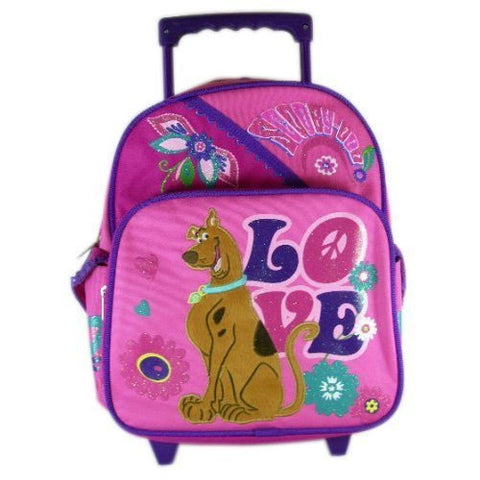 Scooby Doo "Peace & Love" Toddler 12" Rolling Backpack