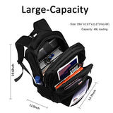 Laptop Backpack For Water-Resistent Travel Business Bag, 17 Inch Backpack