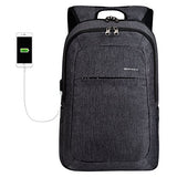 Kopack Laptop Backpack Men Usb Port Charger Slim Business Computer Backpack Anti-Theft Water