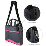 Vangoddy Wave Slim Magenta Anti Theft Messenger Bag For Dell Alienware / Chromebook / Latitude /