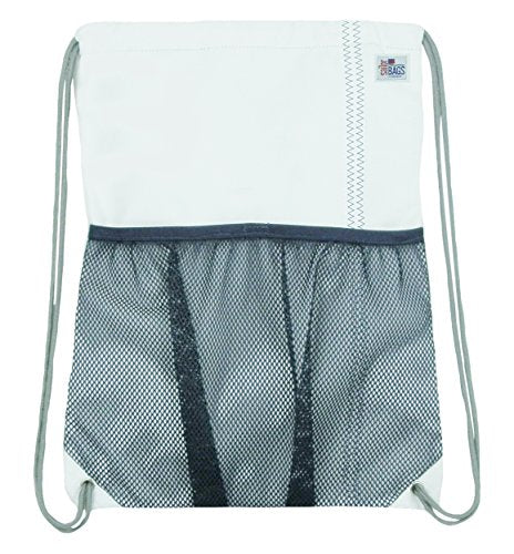 Sailor Bags Drawstring Bag, One Size, White/Blue