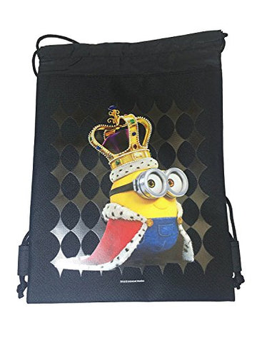 Despicable Me Minion Drawstring Backpack (Black)