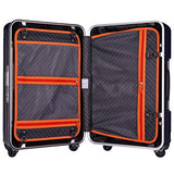 Enkloze X2 Carbon XL Bigger Carry On 24" 100% PC TSA Approved Zipperless Business Class (Matte Black)