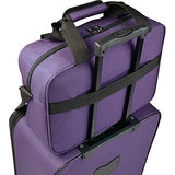 U.S. Traveler Vineyard 4-Piece Softside Luggage Set (Charcoal)