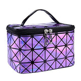New Ladies Multifunctional Cosmetic Bag Flash Diamond Leather Organizer Cosmetic Storage Bag