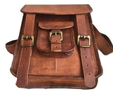 Vintage Craft Genuine 11 Inch Leather Shoulder Messenger Bag Ipad Satchel Bag