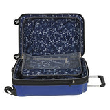 Skyway Nimbus 3.0 | 4-Piece Set | 20", 24" and 28" Expandable Spinners, Travel Pillow (Cobalt Blue)