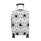 GIOVANIOR Halloween Black Spider Web Luggage Cover Suitcase Protector Carry On Covers