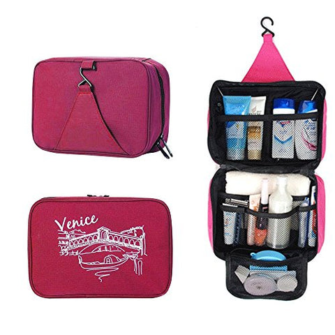 FakeFace Men Women Portable Multi-functional Waterproof Hanging Toiletries Travel Make-up Wash