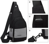 Scarleton Classic Sling Bag H20540103 - Black/Grey