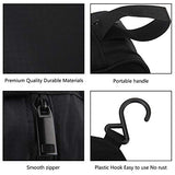 MONSTINA Toiletry Bag/Cosmetic Case Toiletry Travel Bags Hanging Cosmetic Pouch Cosmetic Organizers (Black)