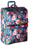 Vera Bradley Lighten Up Large Foldable Roller, Polyester, Scattered Superbloom, One Size