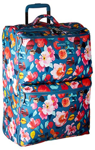 Vera Bradley Lighten Up Large Foldable Roller, Polyester, Scattered Superbloom, One Size