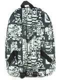 Five Nights At Freddy'S Black & White Characters All Over Print Backpack