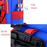 Spiderman Six Wheels Trolley Case School Bags Boy Oxford Cloth Vacation Backpack