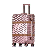 Unitravel Vintage Suitcase Hardshell Rolling Luggage Spinner Trolley Case With Tsa Lock