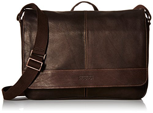 Kenneth Cole Reaction Leather Laptop Bag, Med Brown - Yahoo Shopping