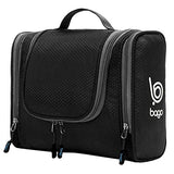 Bago Hanging Toiletry Bag For Men & Women - Toiletries Travel Organizer (Black)