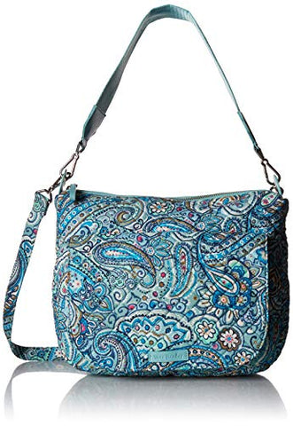 Vera Bradley Carson Shoulder Bag, Signature Cotton, Daisy Dot Paisley