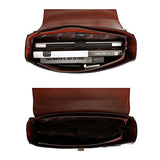 Ecosusi Ladies Faux Leather Briefcase Shoulder Laptop Messenger Bags Satchel Bag Cambridge Backpack