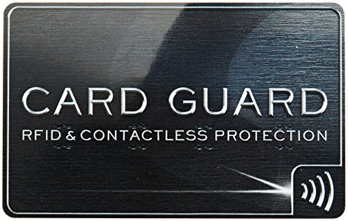 Design Go Rfid Card Guard, Black, One Size